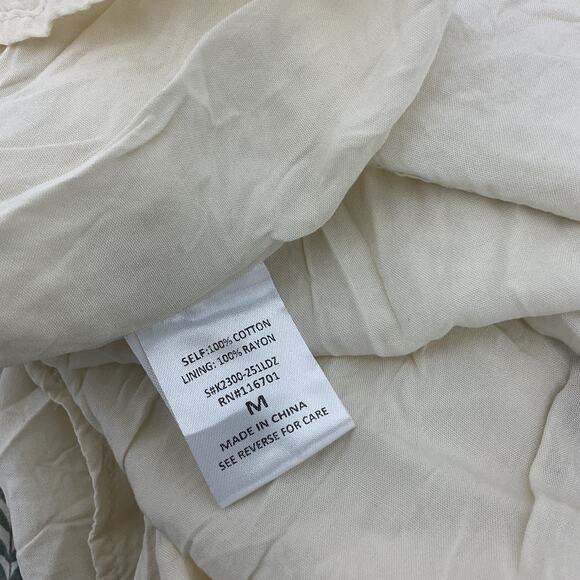 Karlie Women's Tan Flared Prairie Style Floral Print Midi A-Line Dress Size M - Picture 4 of 4